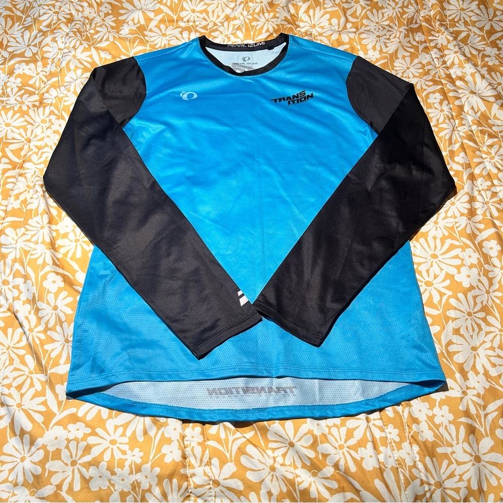 Pearl Izumi/Transition Bikes Jersey - long sleeve, blue